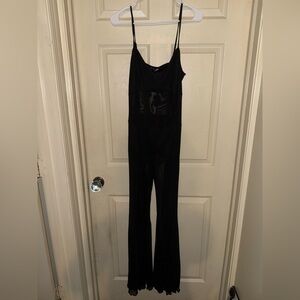 Fashion Nova Sleek Black Jumpsuit